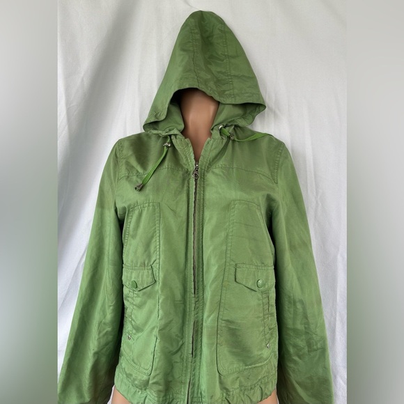 Big Chill Olive Utility Jacket with Hood - Picture 1 of 13